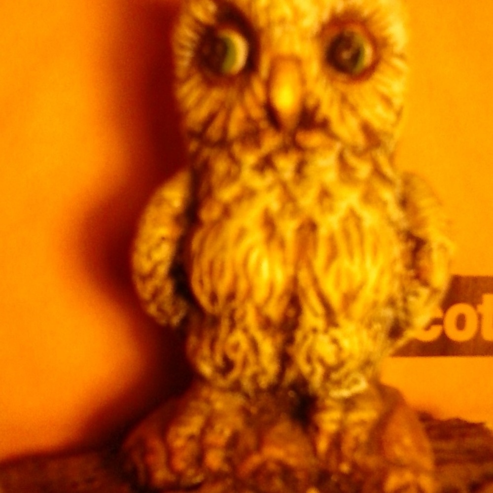 Vintage Art Owl Figurine - Picture 2 of 7